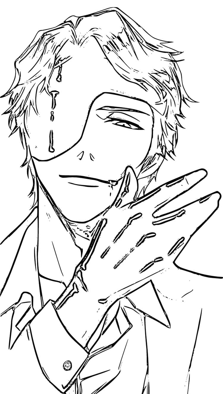 Coloriage Impression Sōsuke Aizen