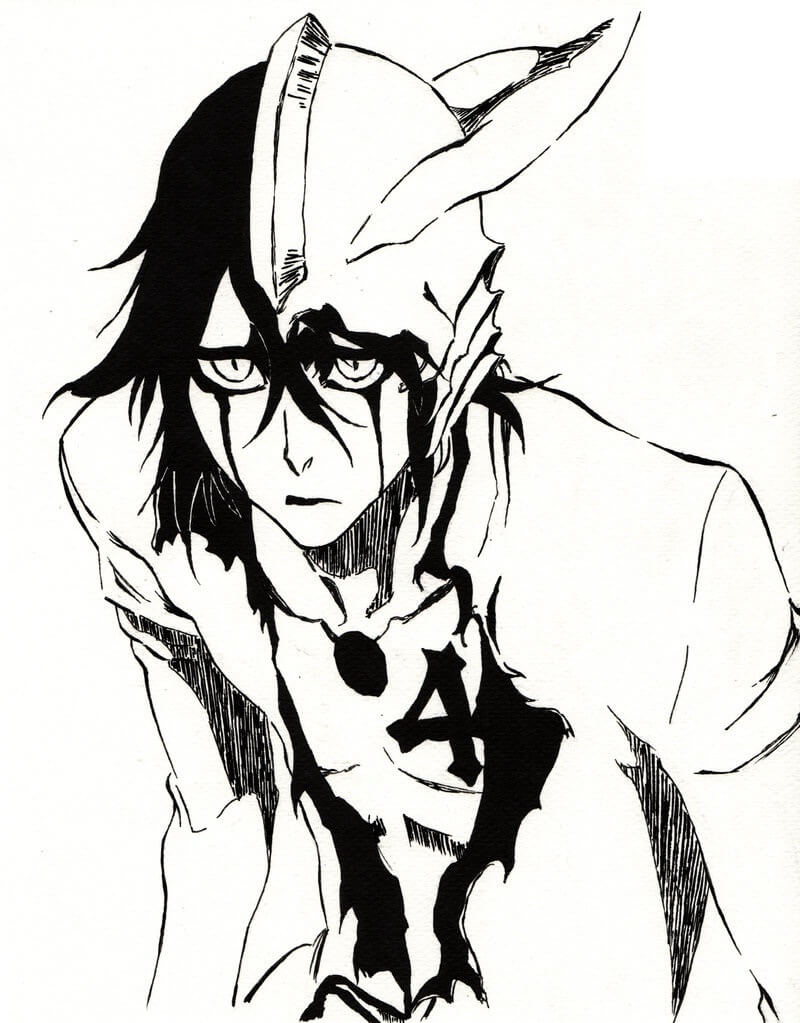 Coloriage Incroyable Ulquiorra