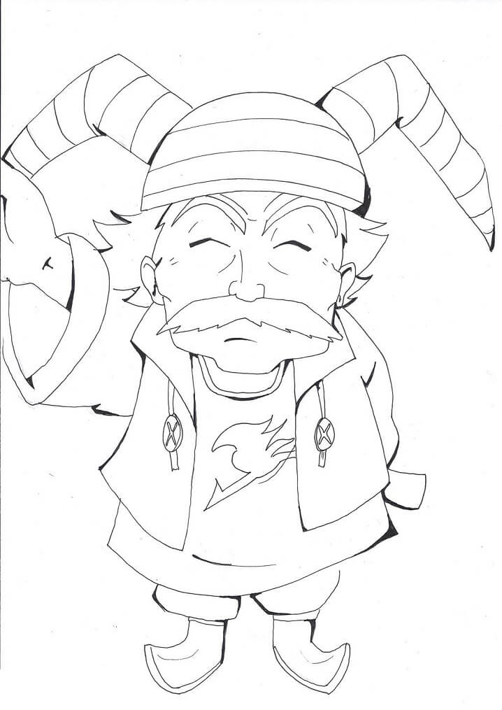 Coloriage Makarov drôle