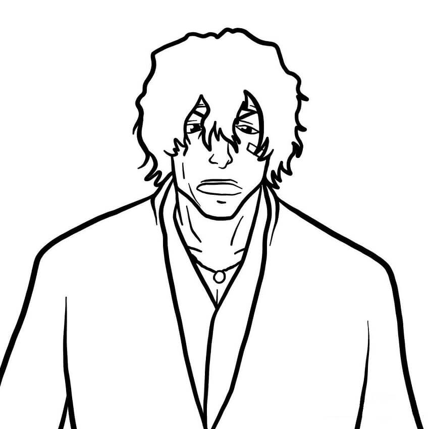 Coloriage Sado de Bleach