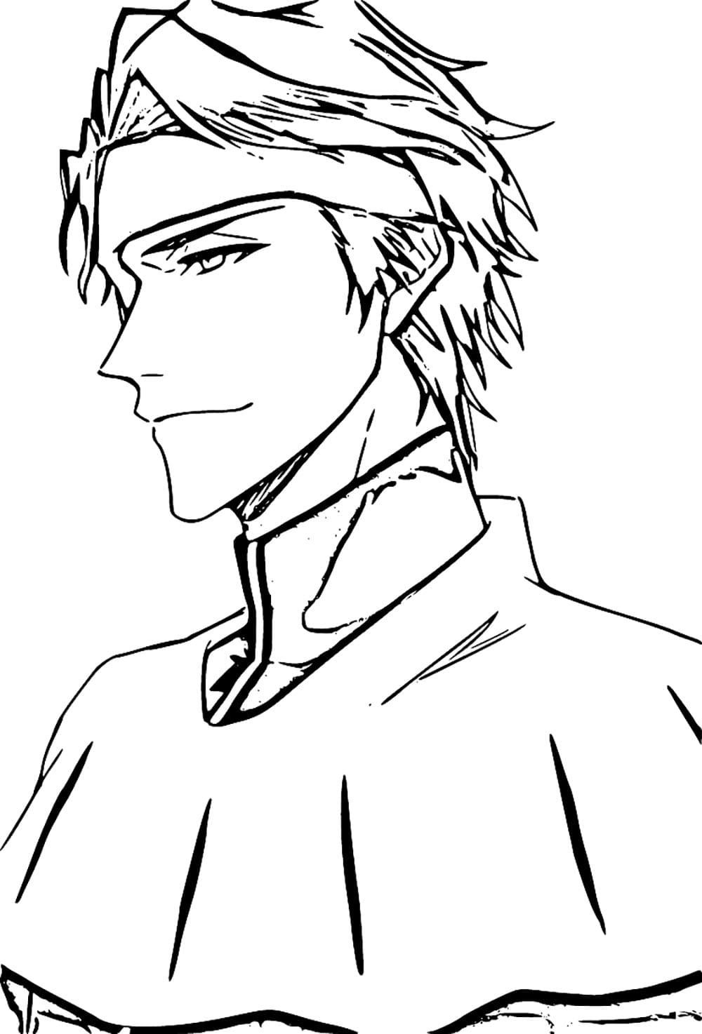 Coloriage Sōsuke Aizen dans Bleach