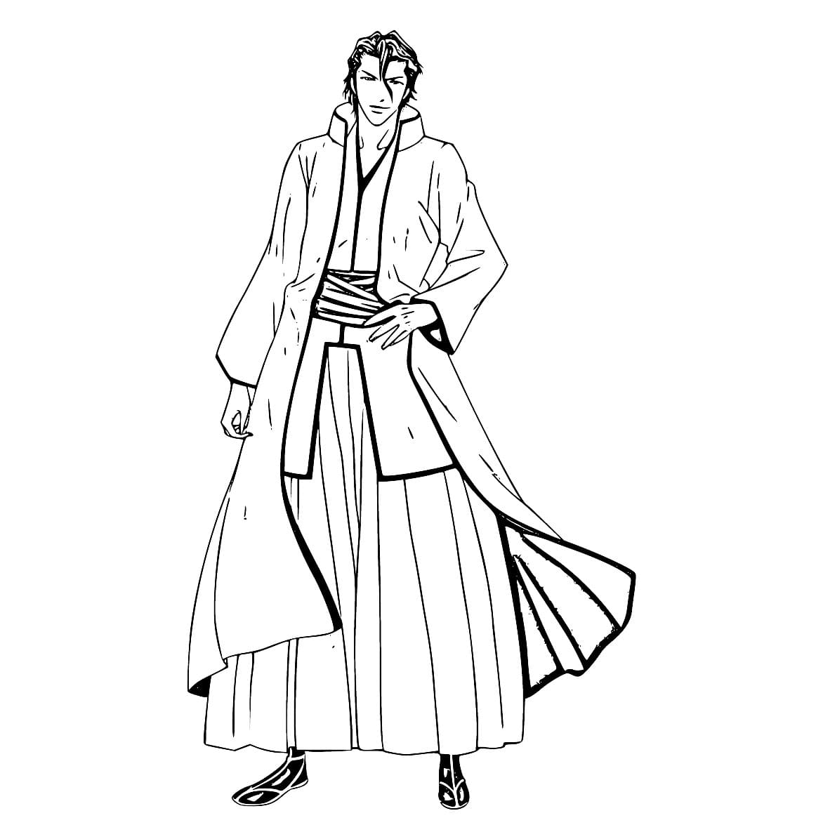 Coloriage Sōsuke Aizen imprimable