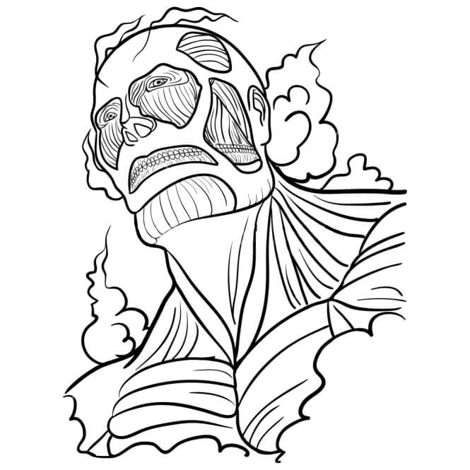 Coloriage Colossal Titan