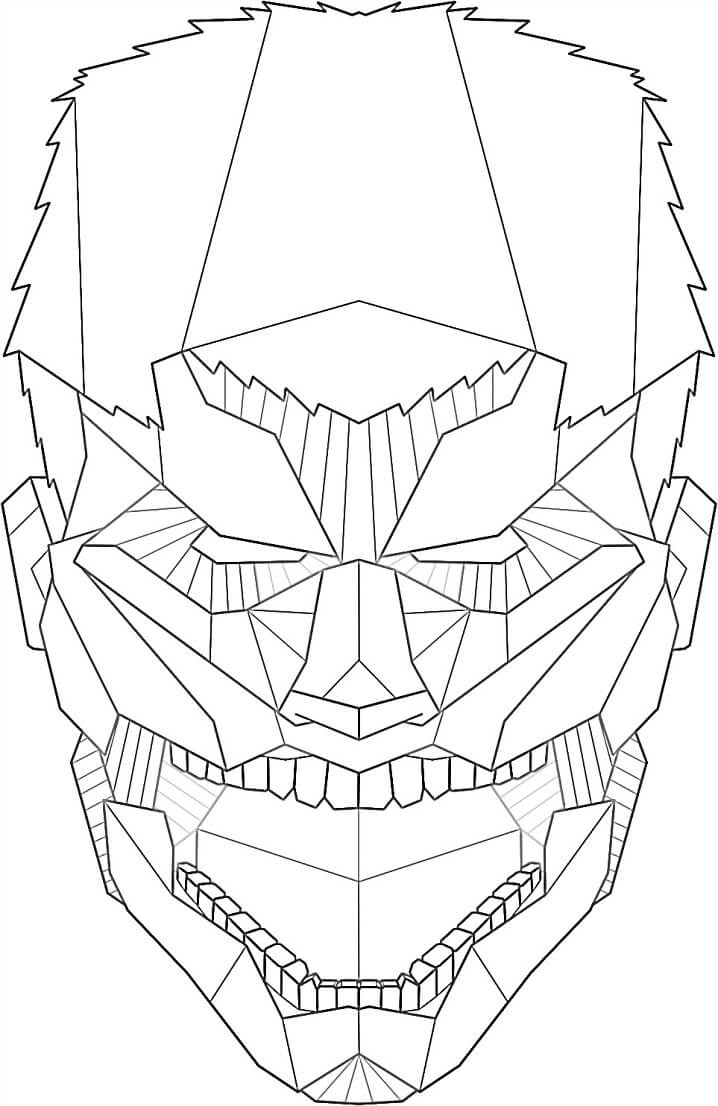 Coloriage Titan Cuirassé tête