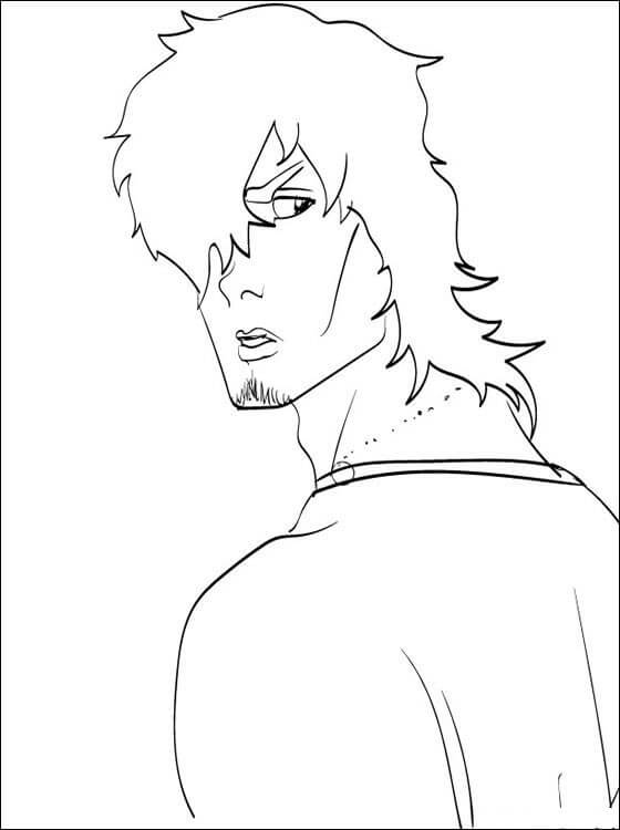 Coloriage Yasutora Sado de Bleach