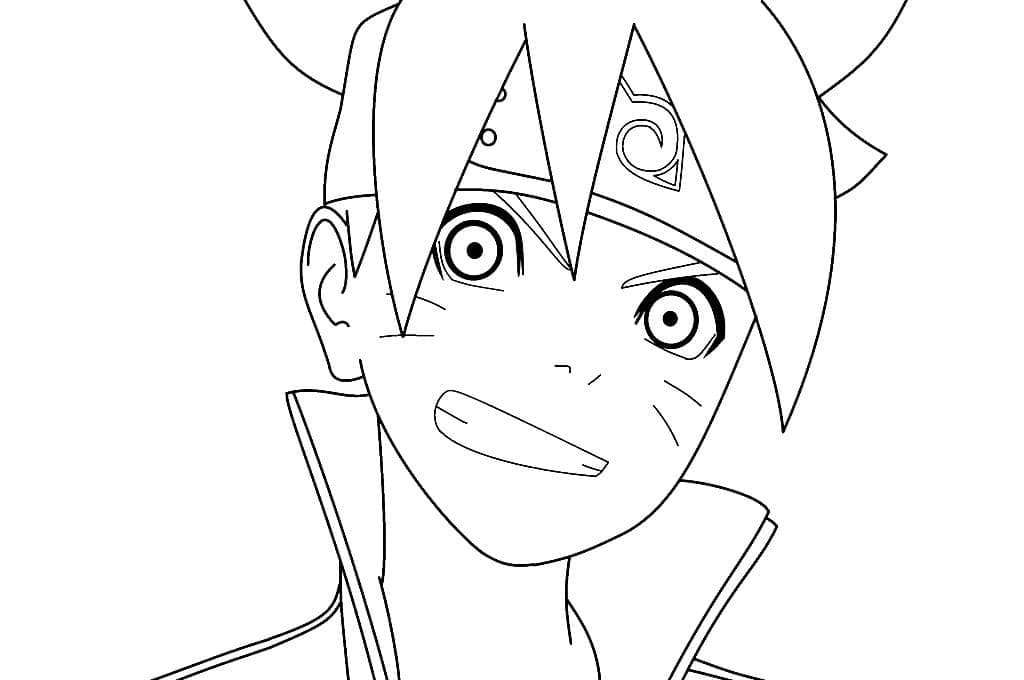 Coloriage Bon Boruto