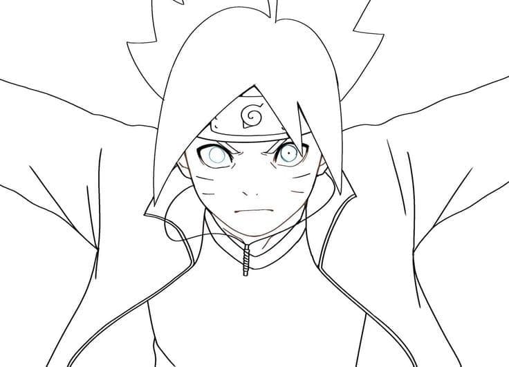 Coloriage Boruto Parfait