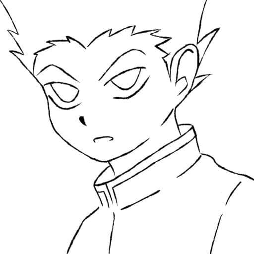 Coloriage Cool Gon