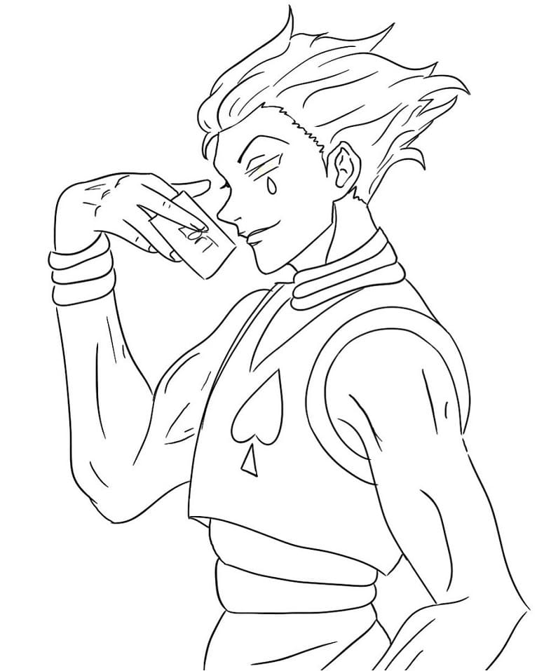 Coloriage Génial Hisoka