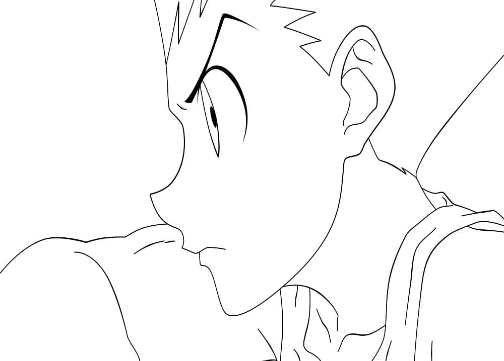 Coloriage Gon imprimable