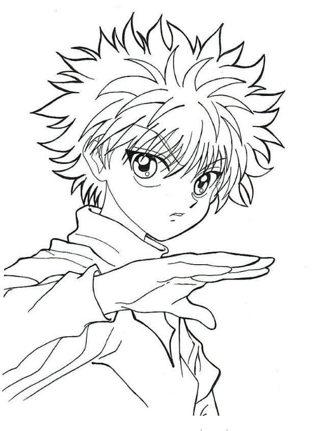 Coloriage Incroyable Killua