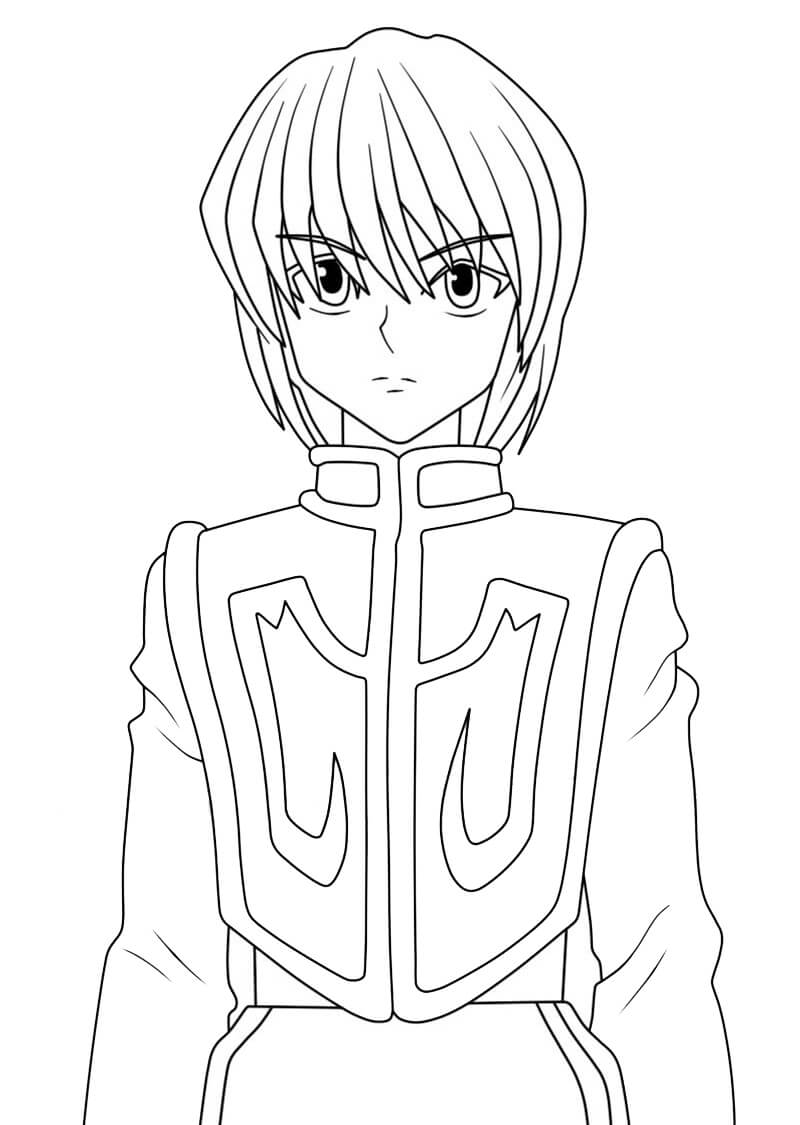 Coloriage Kurapika hunter x hunter