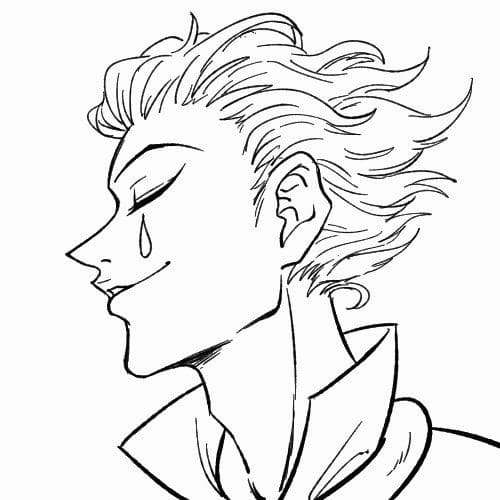 Coloriage Merveilleux Hisoka