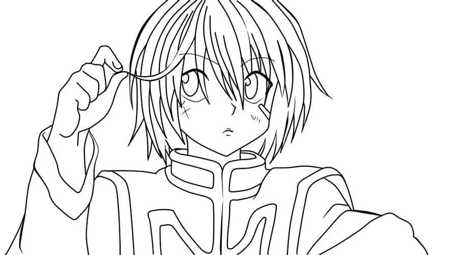 Coloriage Mignonne Kurapika