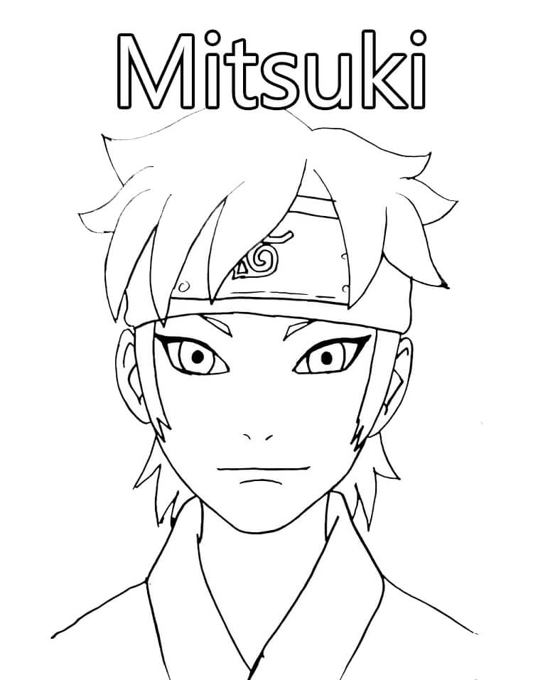 Coloriage Mitsuki