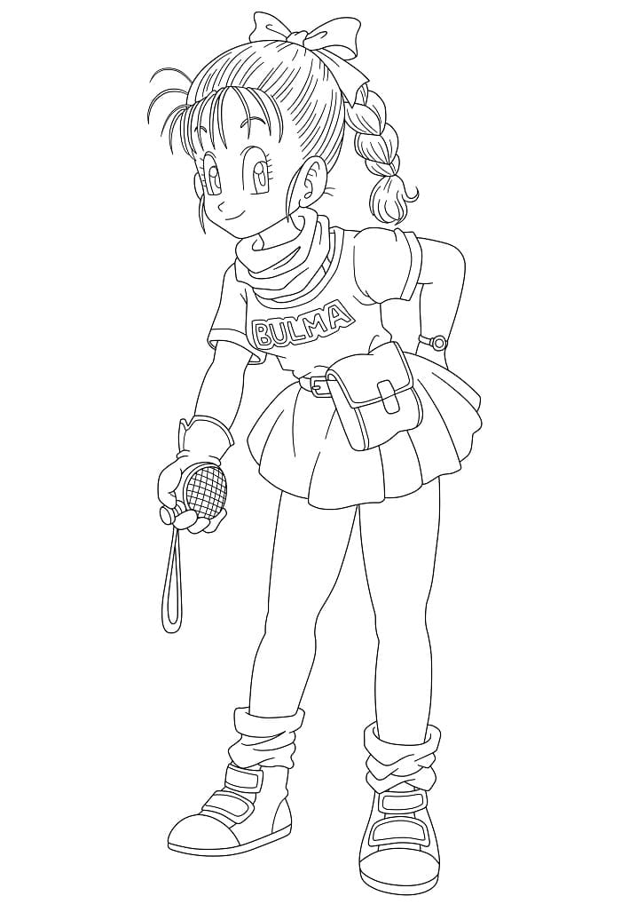 Coloriage Bulma 2