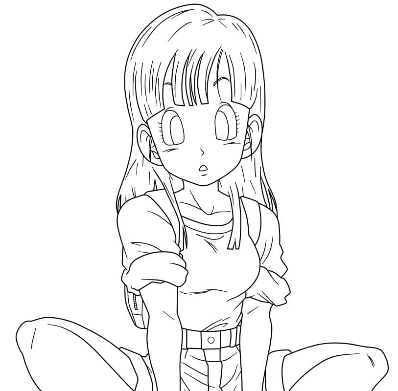 Coloriage Bulma 3