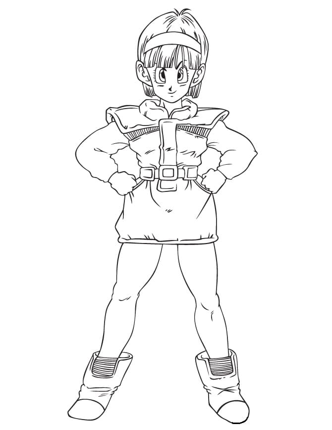 Coloriage cool bulma