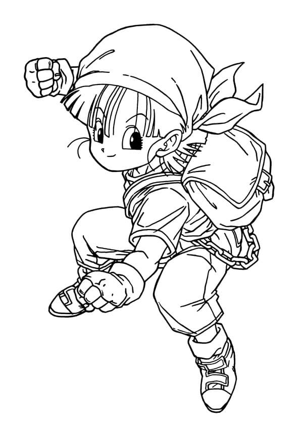 Coloriage Bulma génial