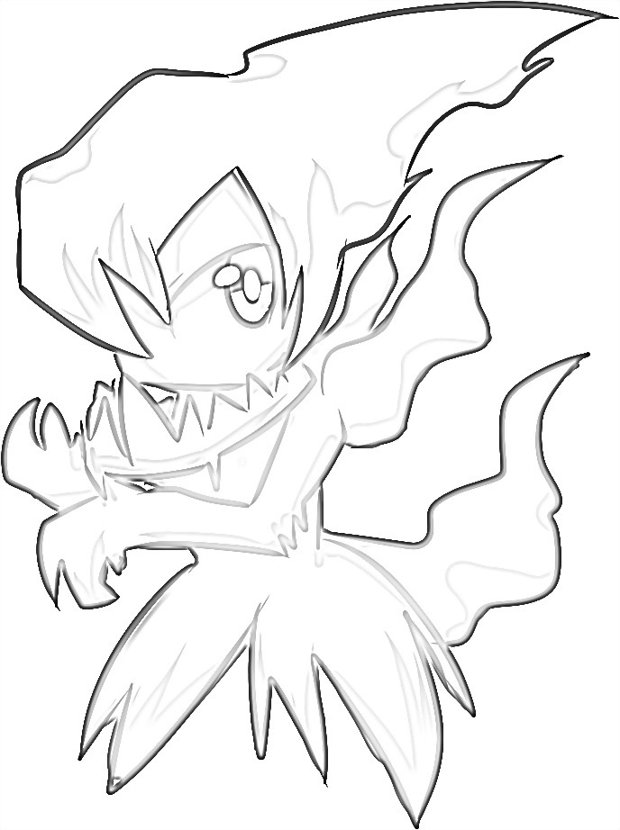 Coloriage Chibi Darkrai