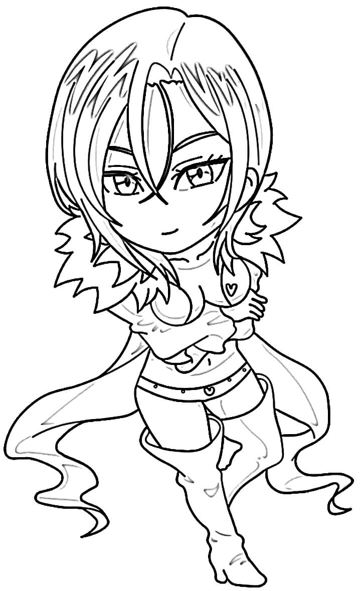 Coloriage Chibi Merlin