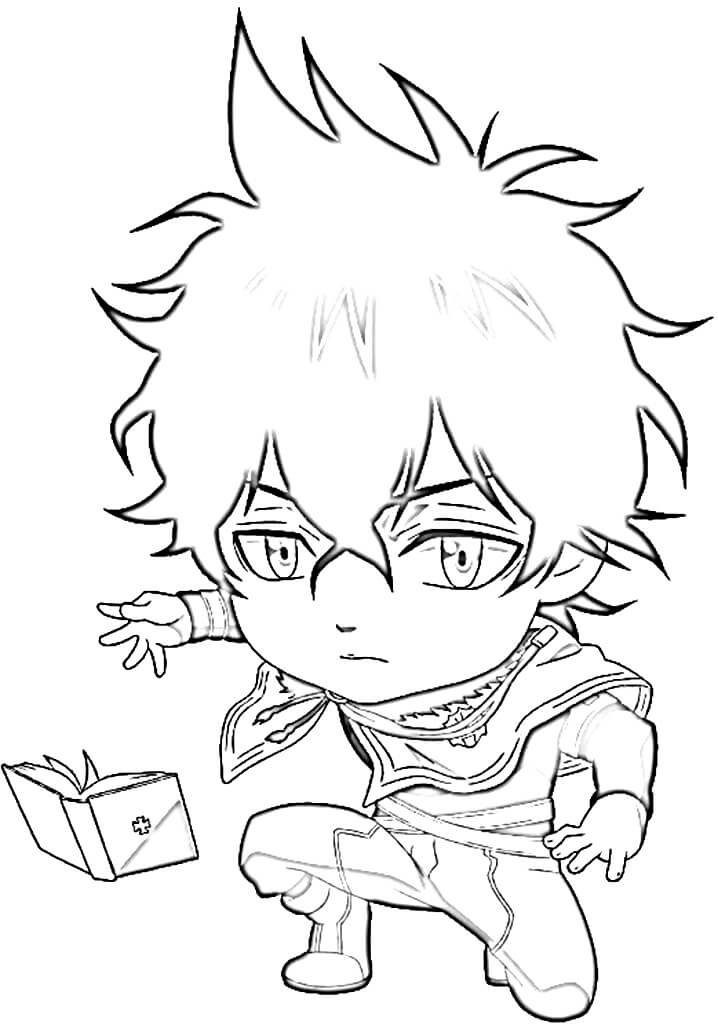 Coloriage Chibi Yuno