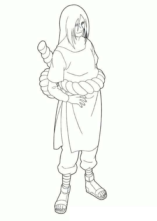 Coloriage Orochimaru