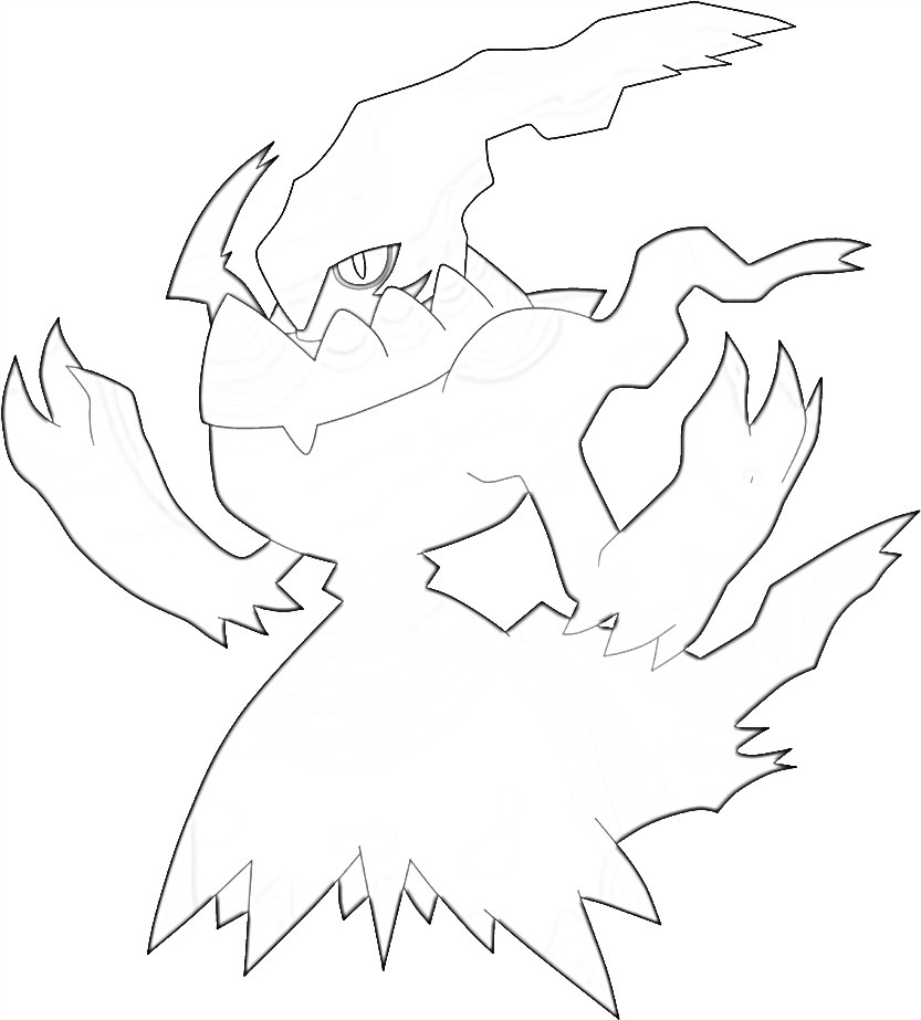 Coloriage Pokémon Darkrai 2