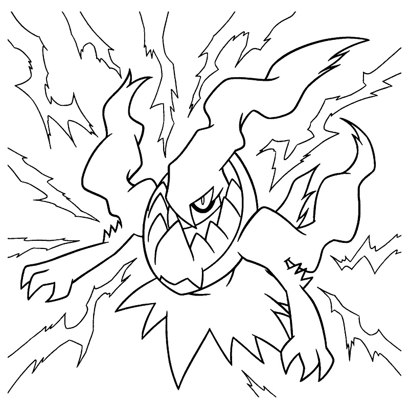 Coloriage Darkrai Pokémon