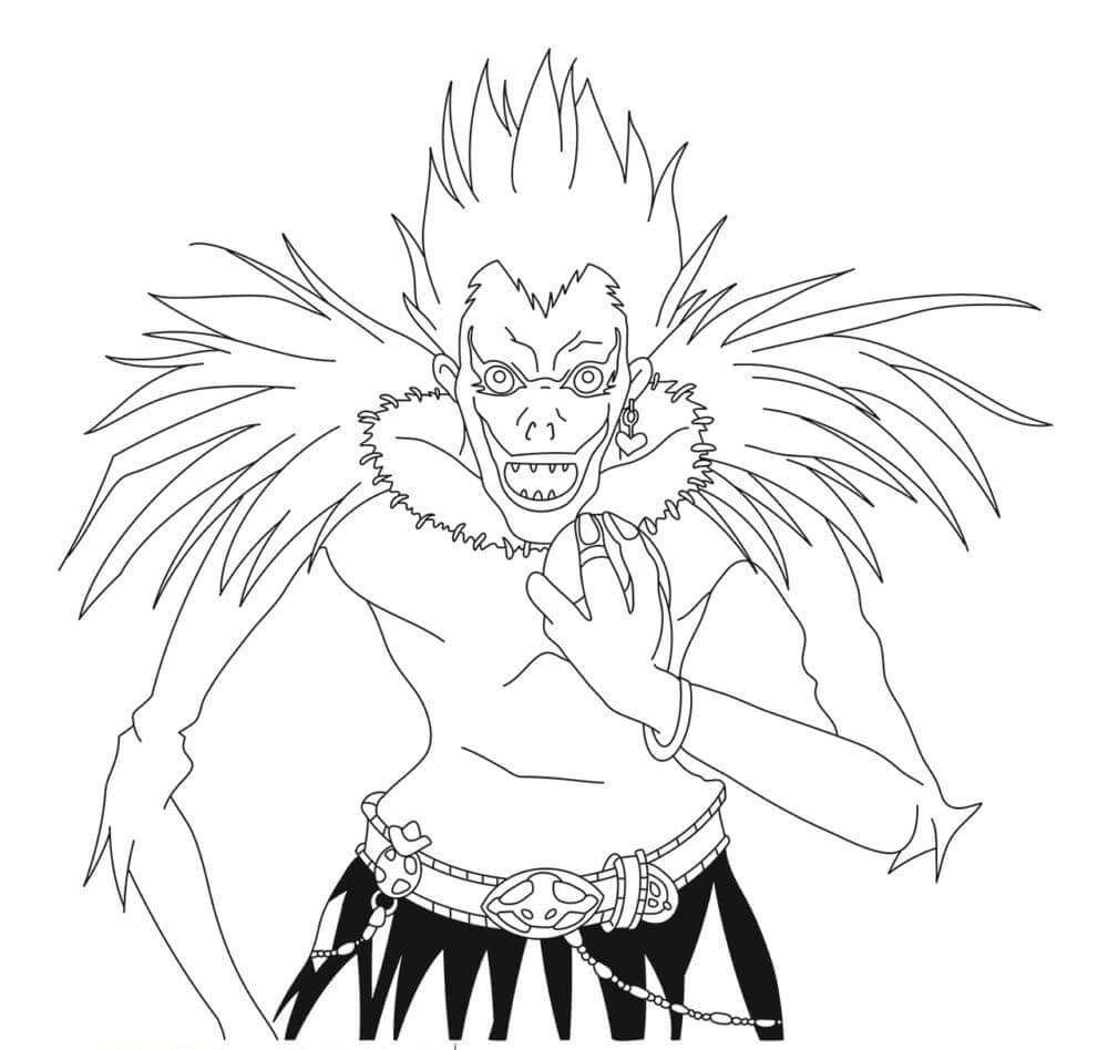 Coloriage Ryuk 1