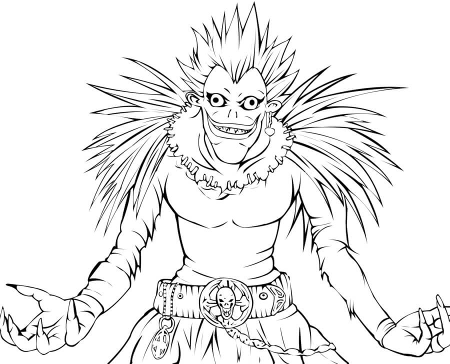 Coloriage Ryuk 2