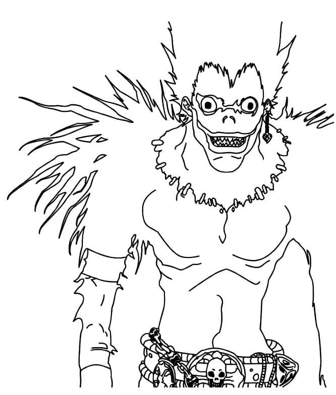 Coloriage Ryuk 3