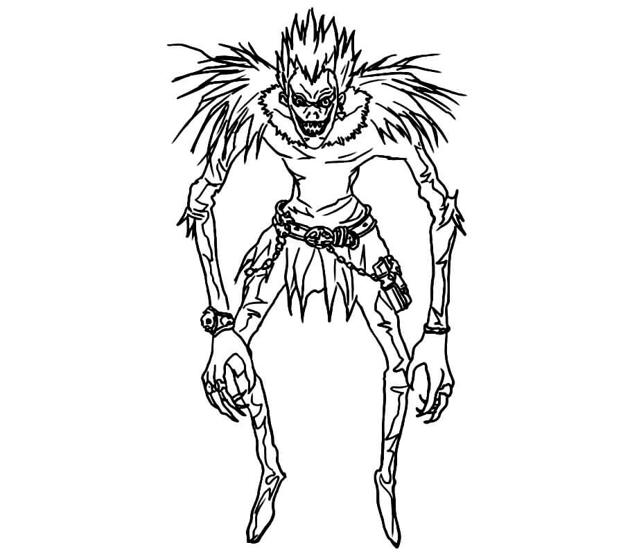 Coloriage Ryuk 4