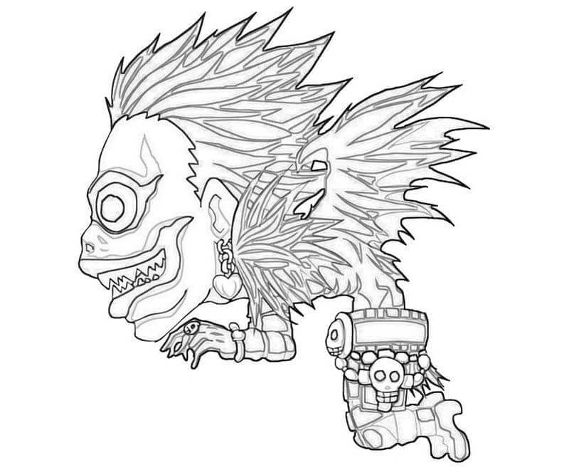 Coloriage Ryuk mignon