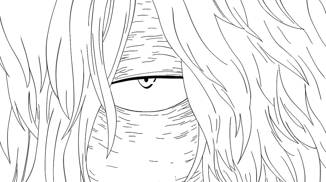 Coloriage shigaraki tomura eye