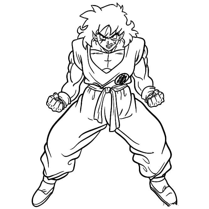 Coloriage Yamcha 1