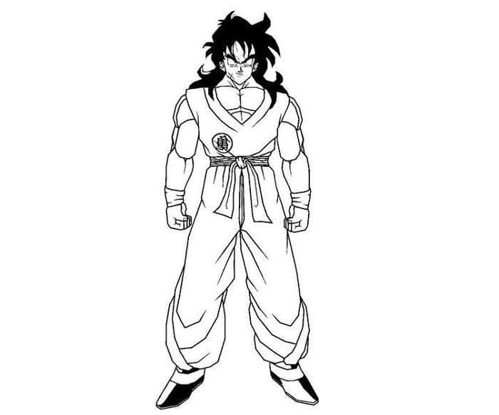 Coloriage Yamcha de Dragon Ball