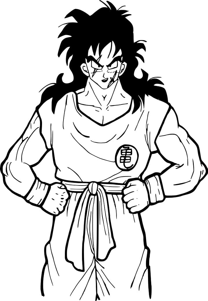 Coloriage Yamcha génial