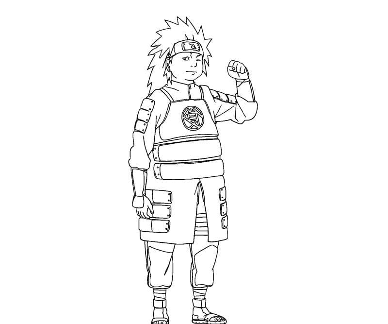 Coloriage Akimichi Chôji de Naruto