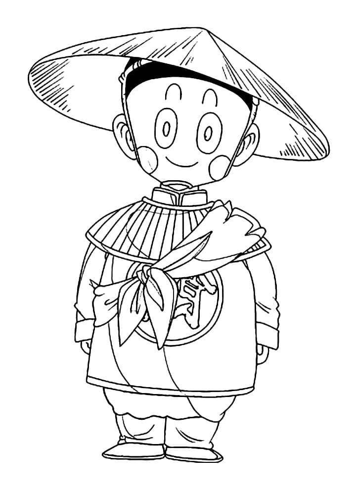 Coloriage Chaozu drôle