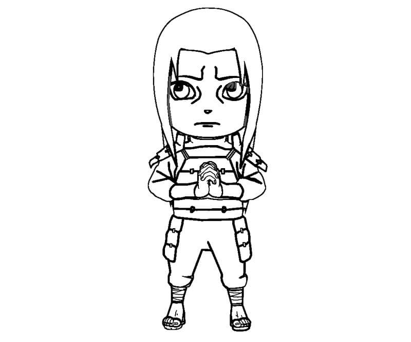 Coloriage Chibi Hashirama Senju