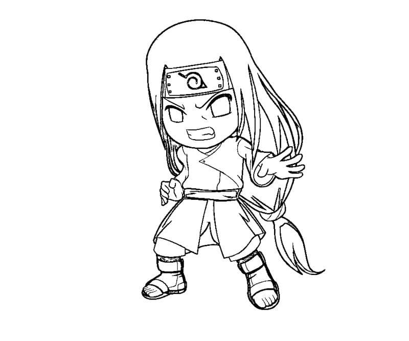 Coloriage Chibi Neji