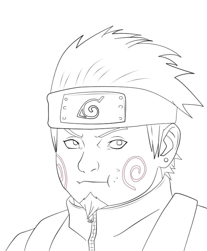 Coloriage Chôji de Naruto