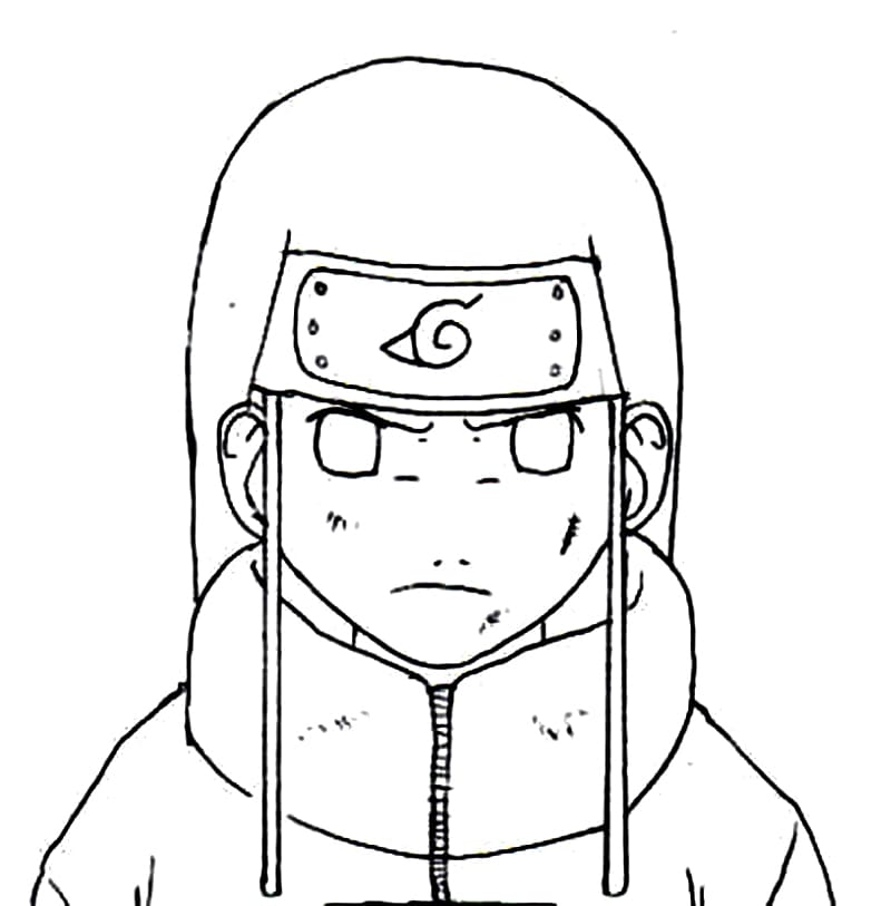 Coloriage Cool Neji