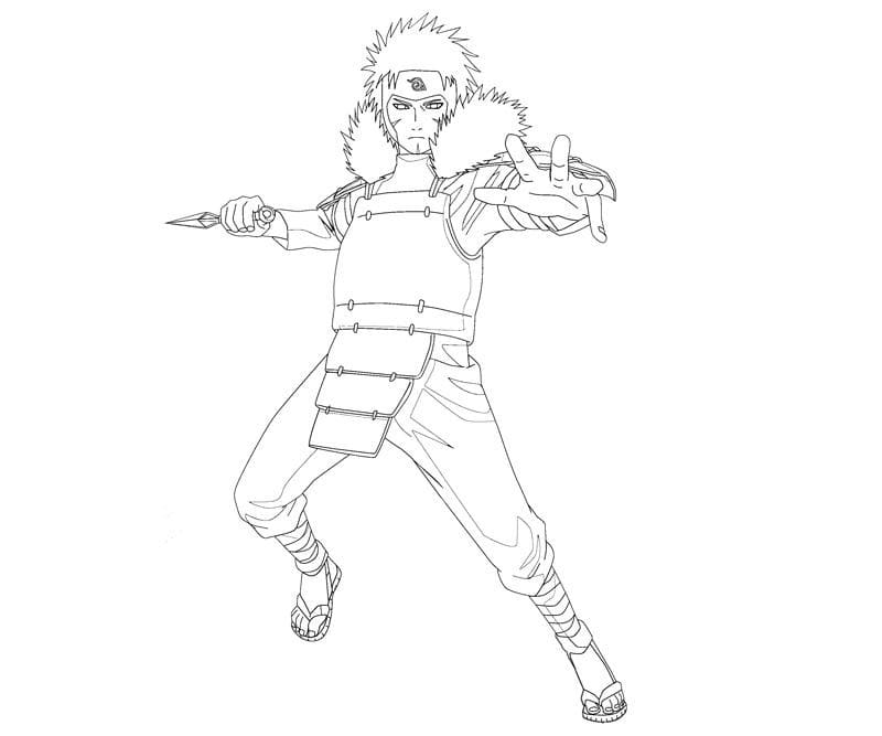 Coloriage Cool Tobirama Senju