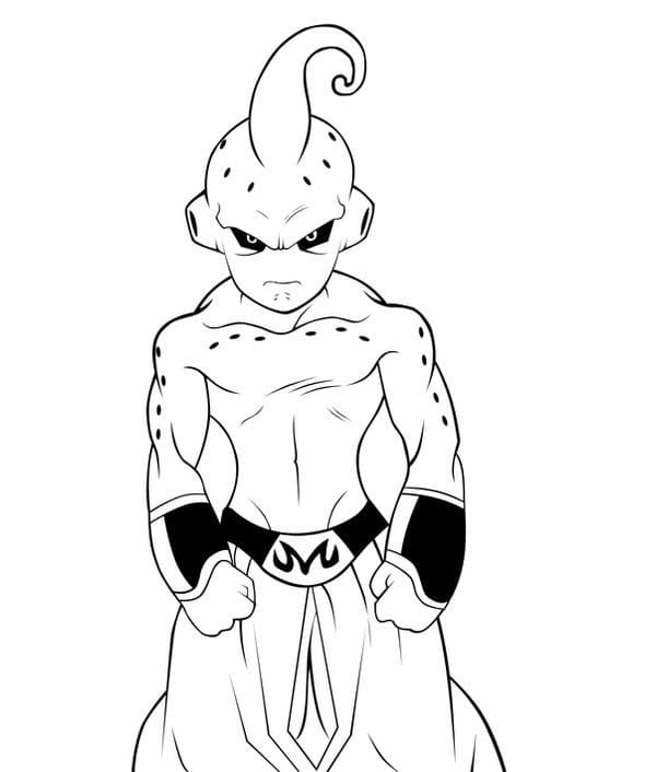 Coloriage Grand Majin Buu