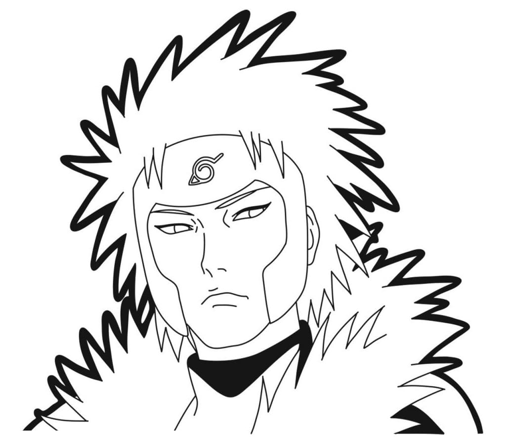 Coloriage Incroyable Tobirama Senju