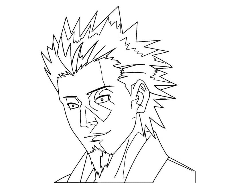 Coloriage Jeune Hiruzen