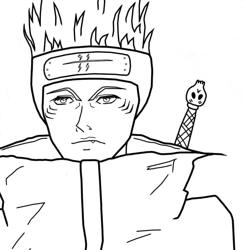 Coloriage Jeune Kisame