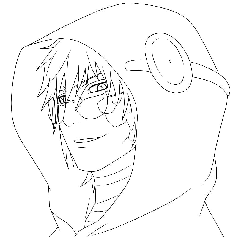 Coloriage Kabuto 1